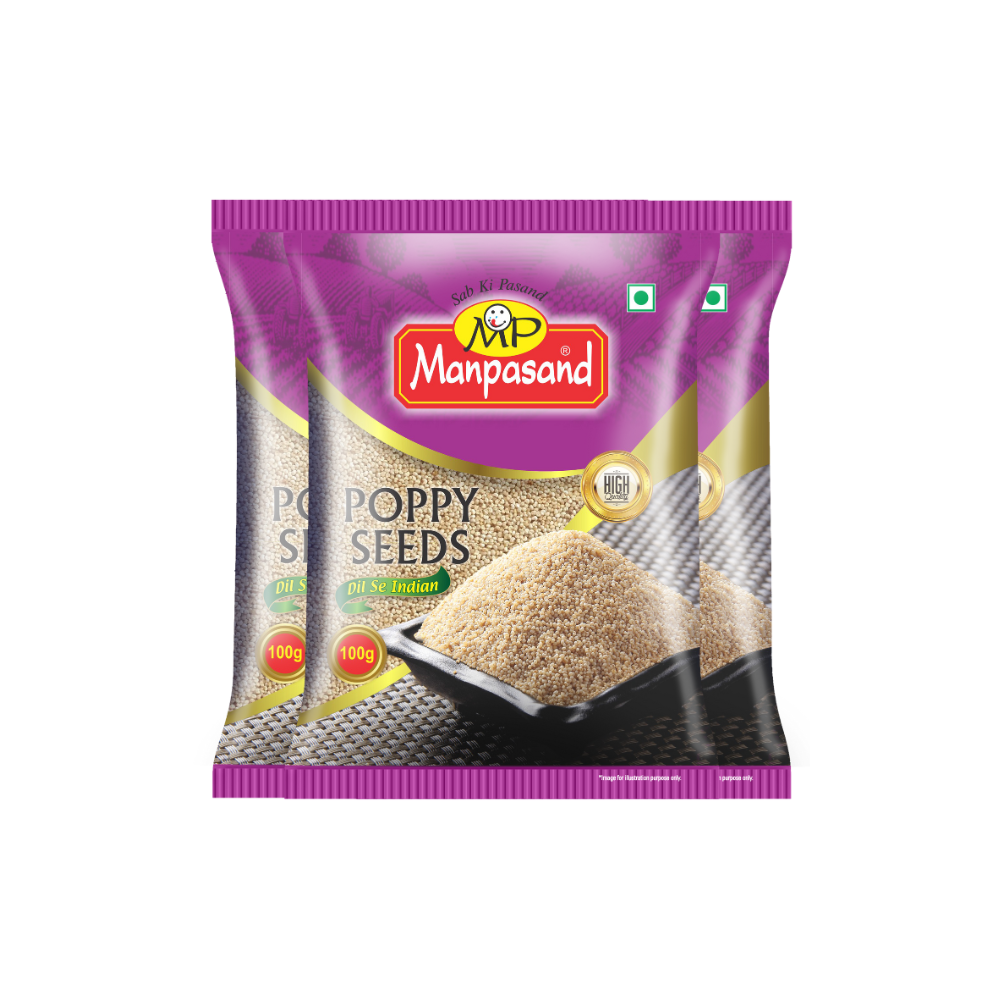 Poppy Seeds 100g (Pack of 3)