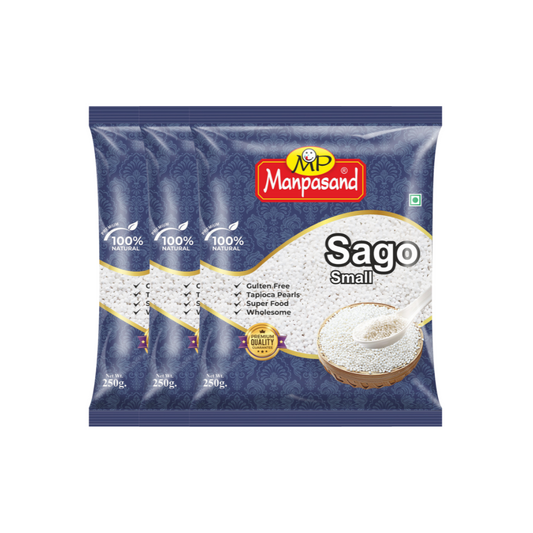 Sago Small 250g  (Pack of 3)