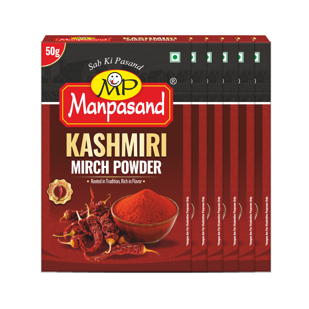 Kashmiri Mirch Powder 50g  (Pack of 6)