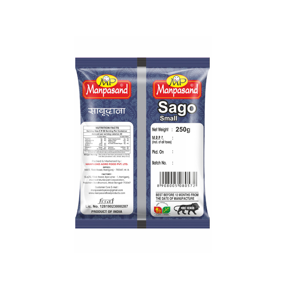 Sago Small 250g